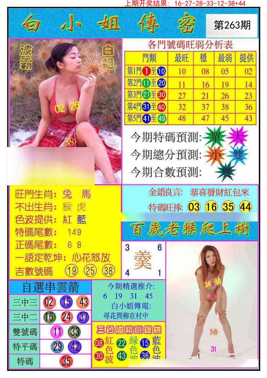 263期白小姐传密[图]