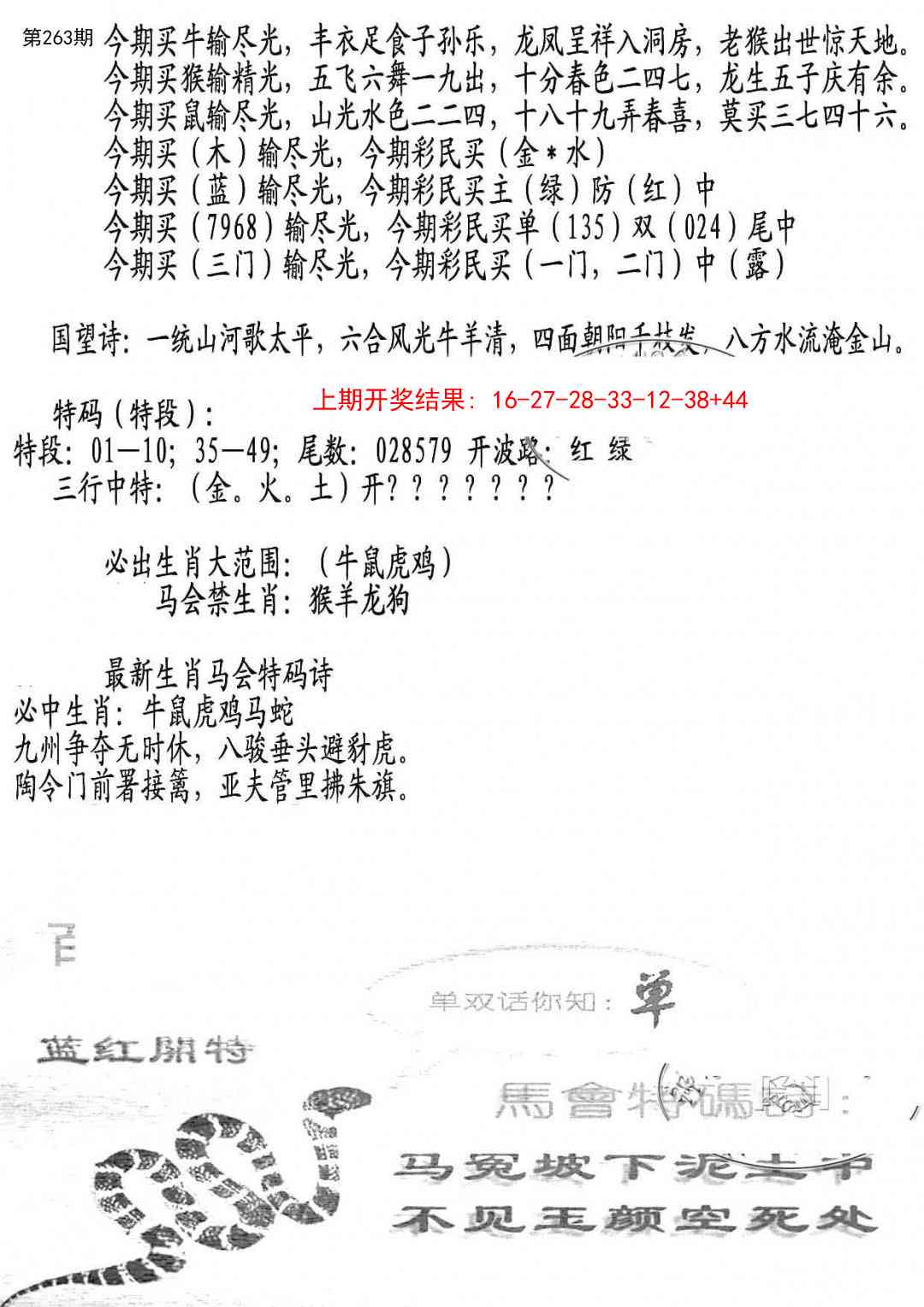 263期蛇报B[图]
