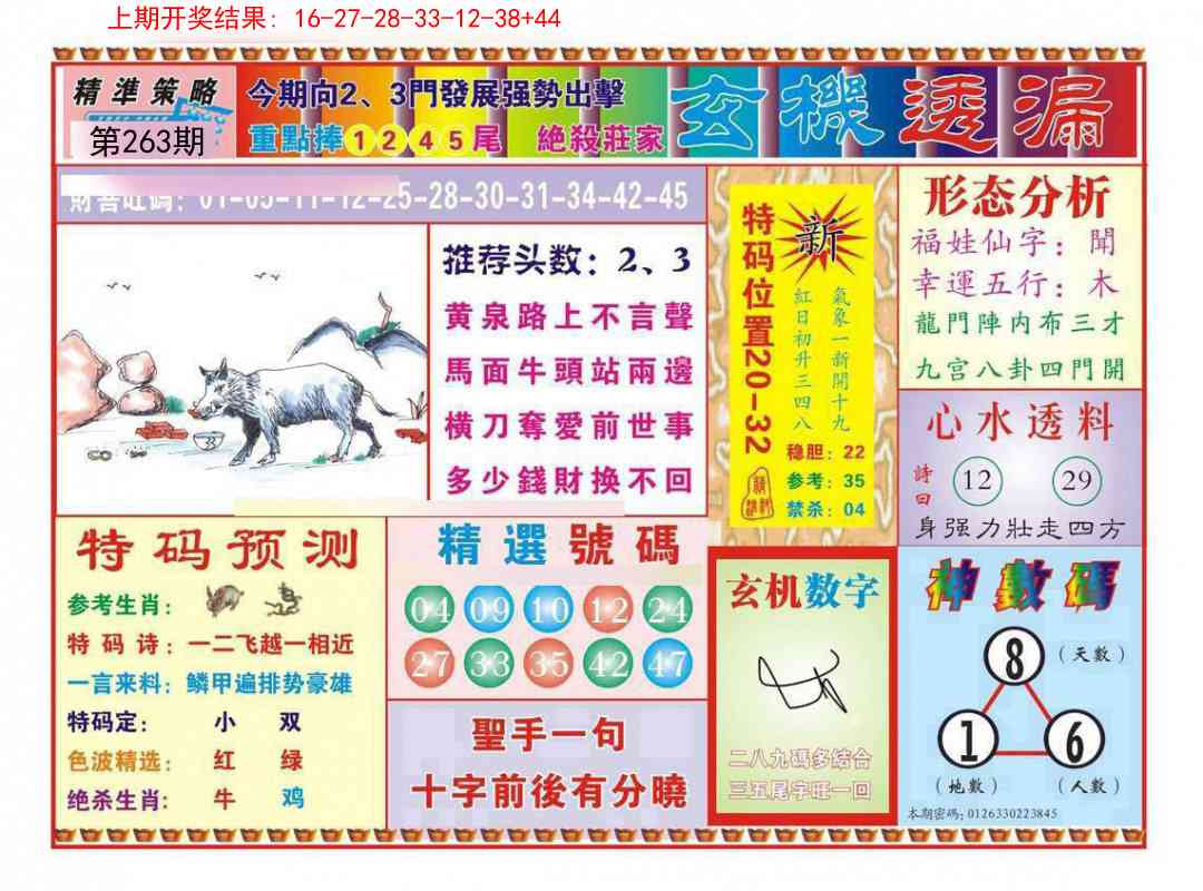 263期玄机透漏[图]