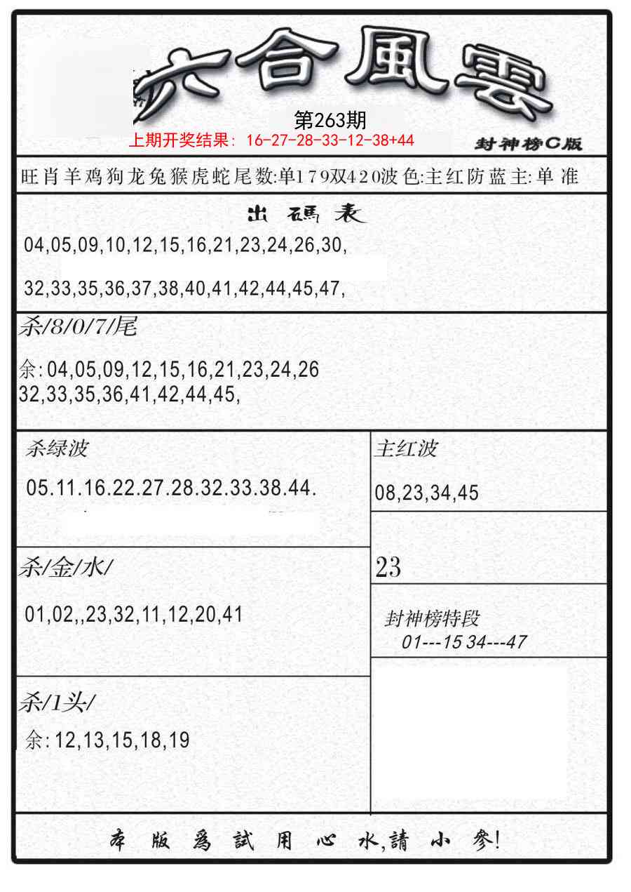 263期六合风云B[图]