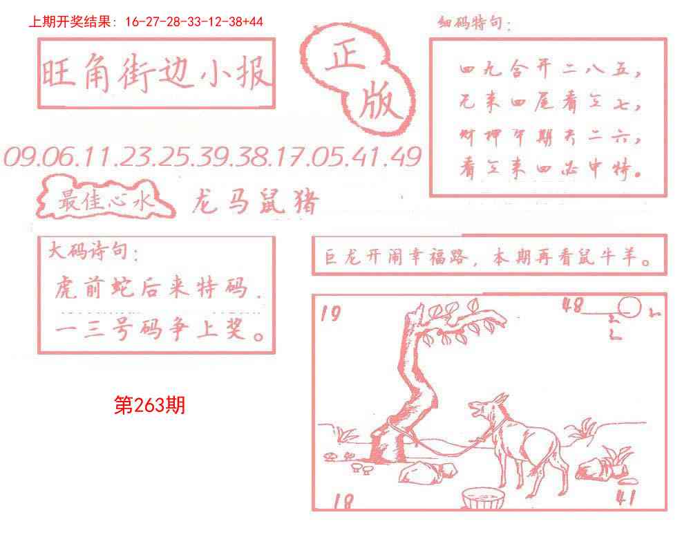 263期旺角街边小报[图]