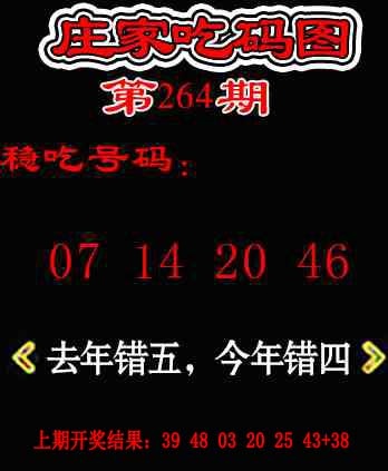 264期庄家吃码图[图]