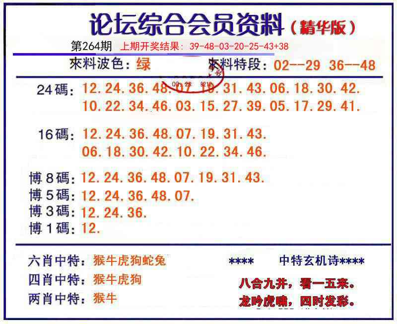 264期综合会员资料[图]