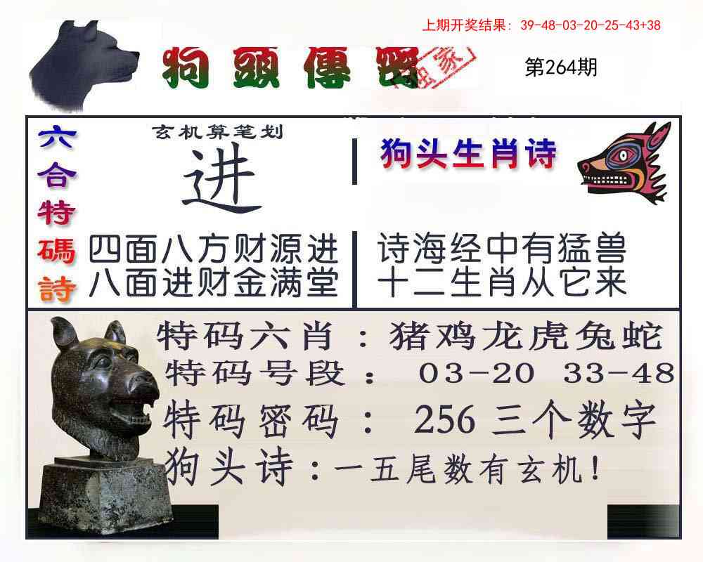 264期狗头传密[图]