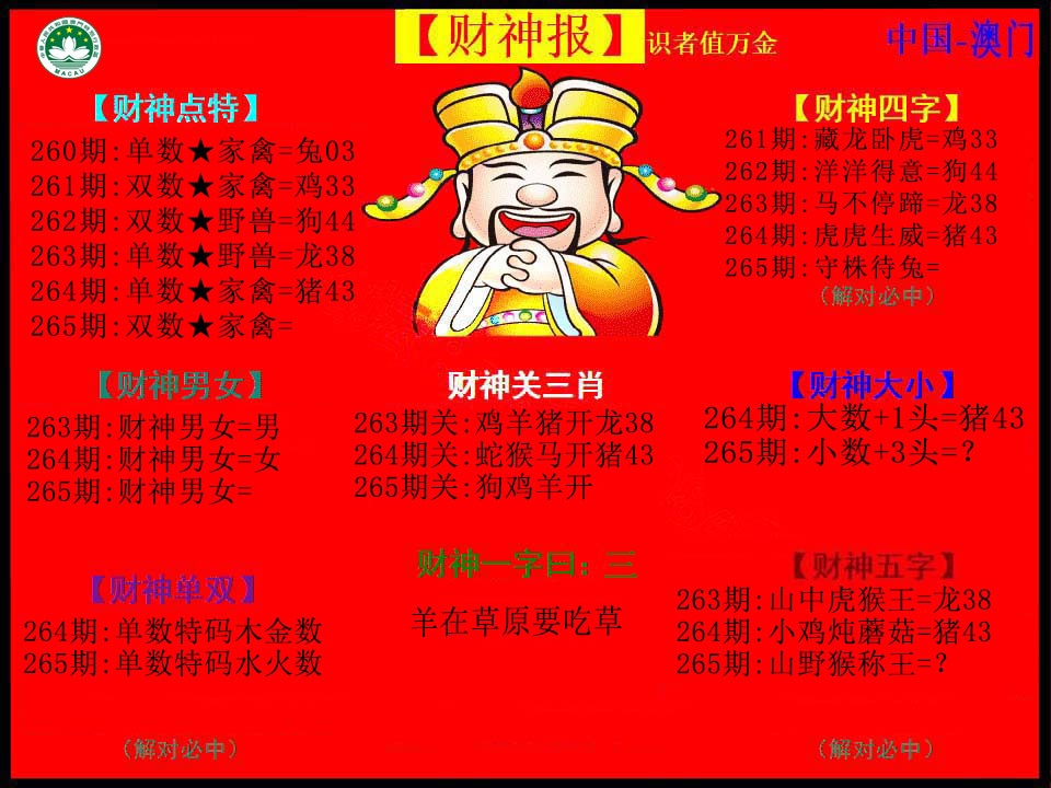 265期红财神[图]