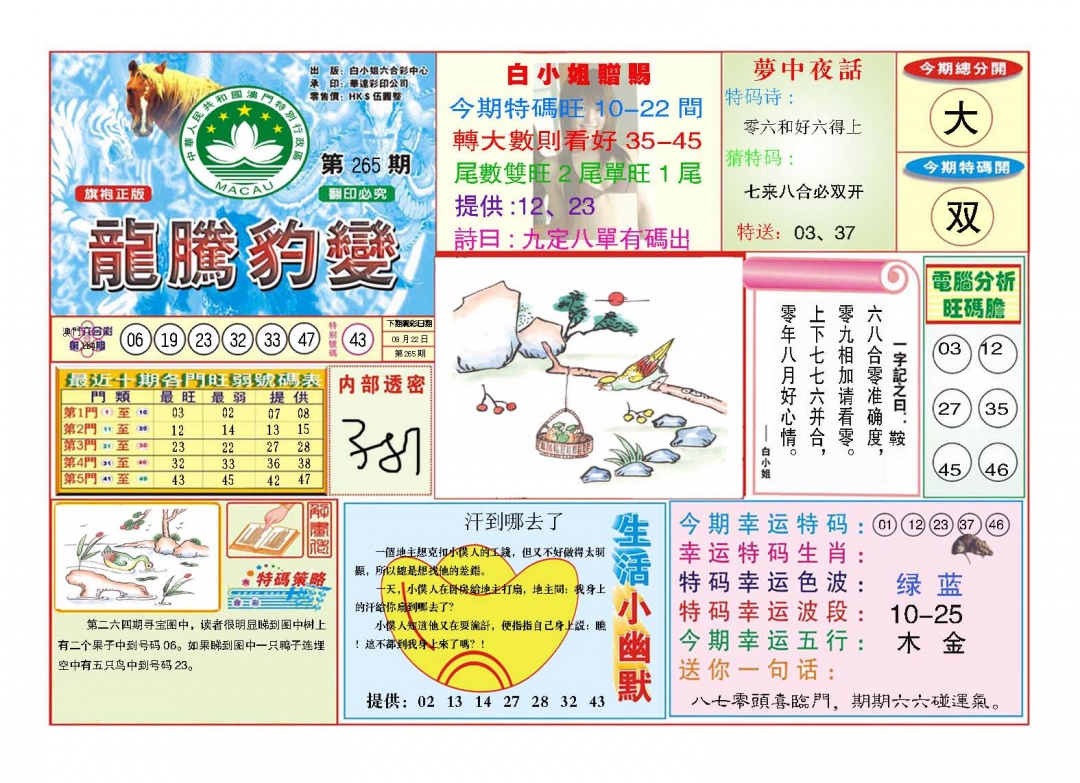 265期龙腾豹变[图]