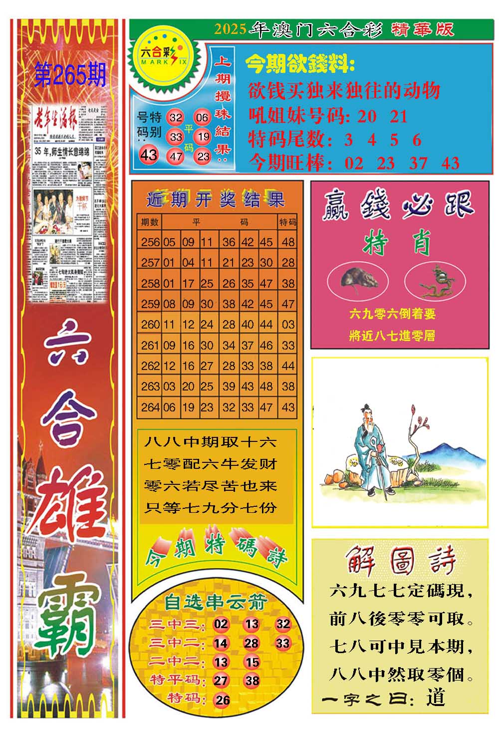 265期六合雄霸[图]