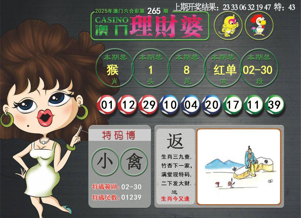 265期澳门理财婆[图]