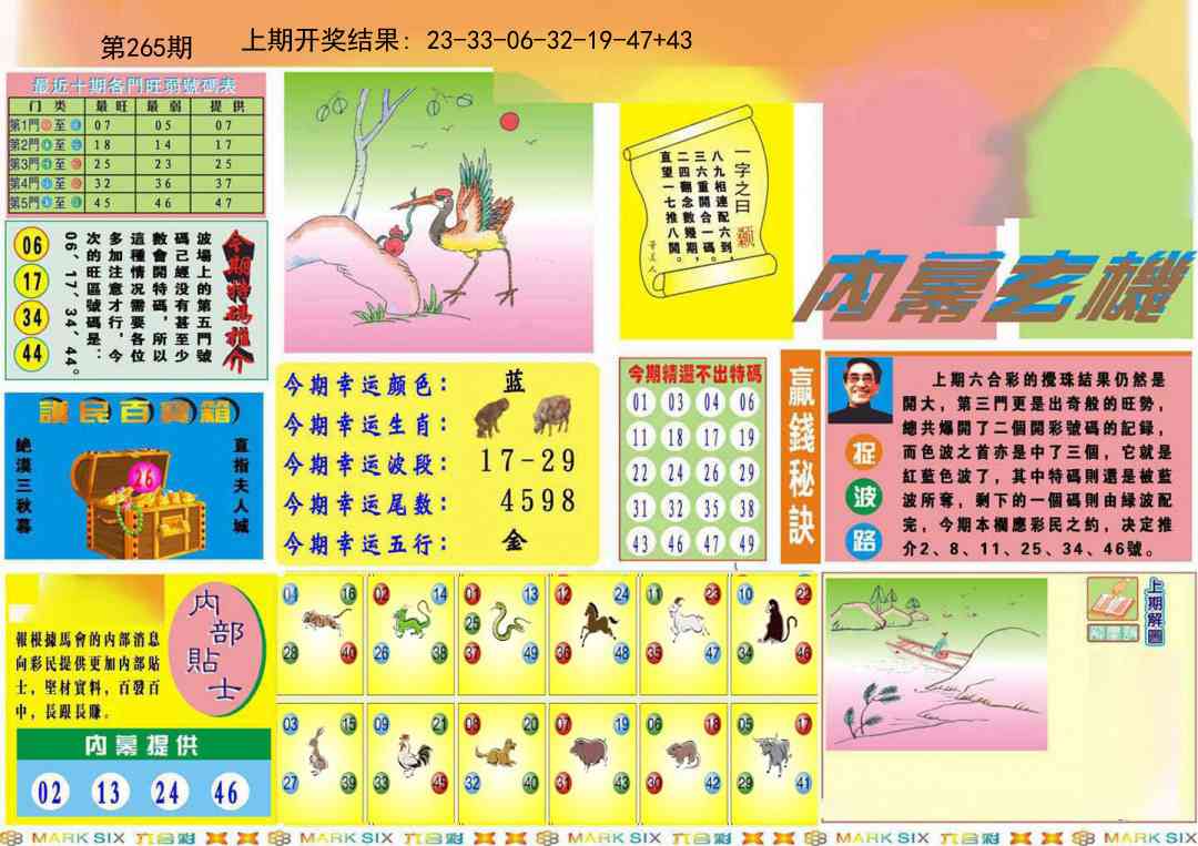 265期九龍内幕A(推荐)[图]