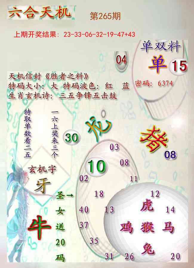 265期天机报[图]