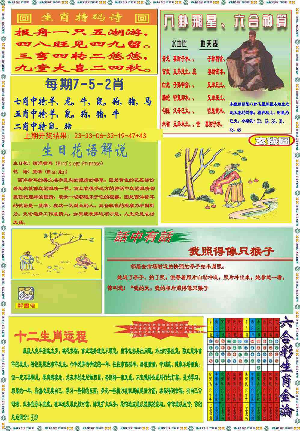 265期九龍马经B(推荐)[图]