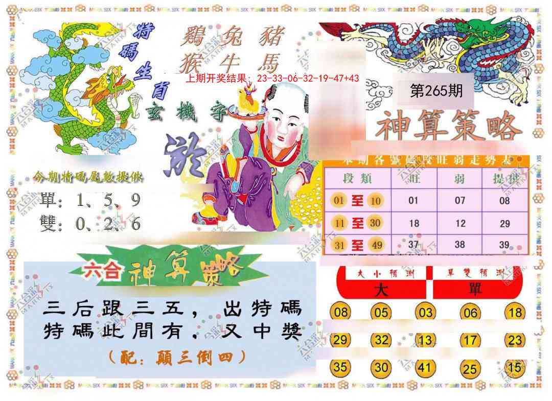 265期神算策略[图]
