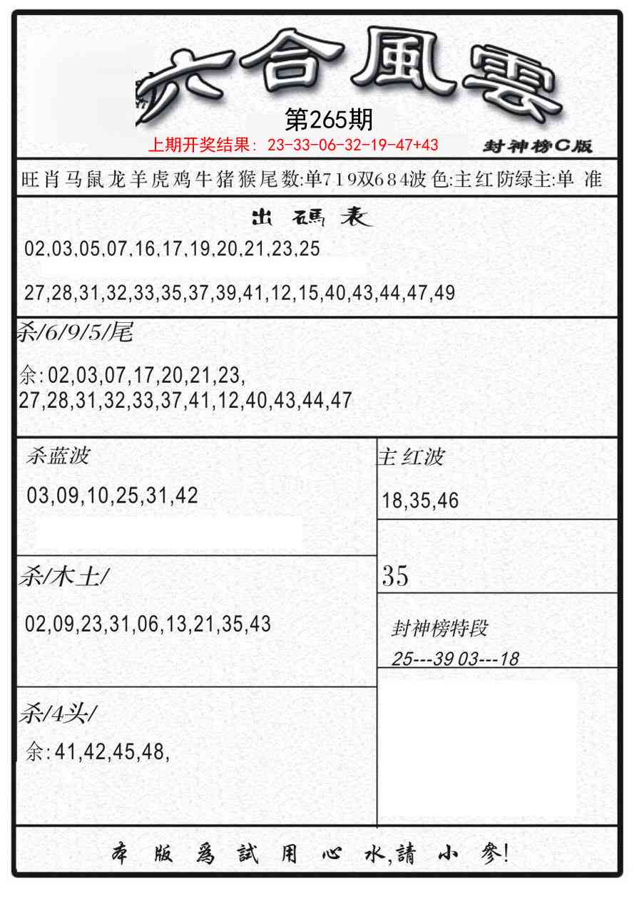265期六合风云B[图]