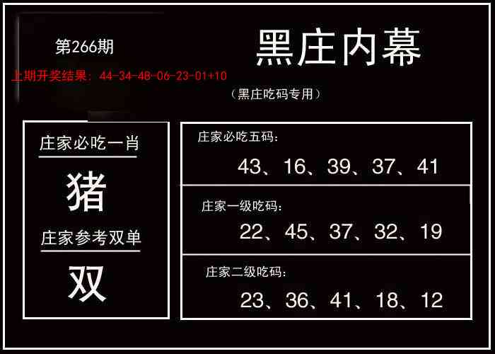 266期黑庄内幕[图]