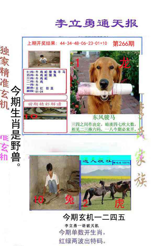 266期李立勇通天报[图]