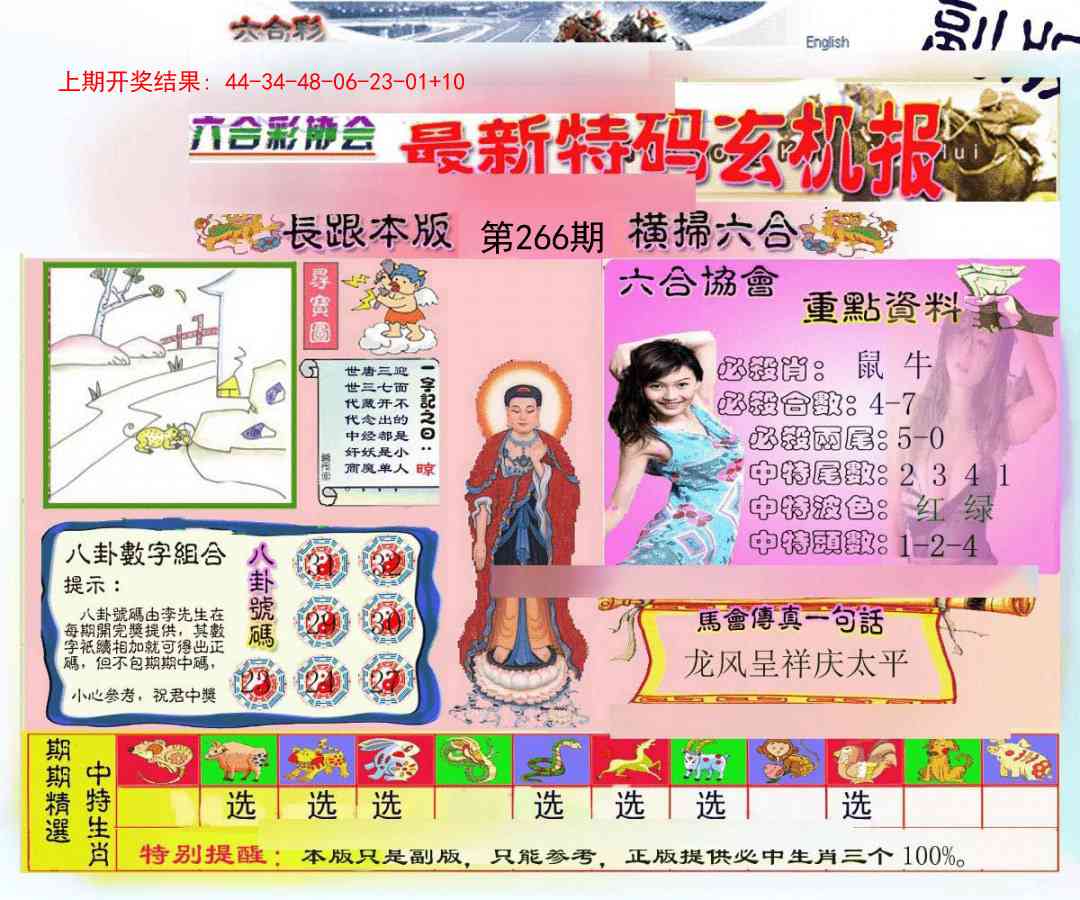 266期九龍内幕玄机报[图]