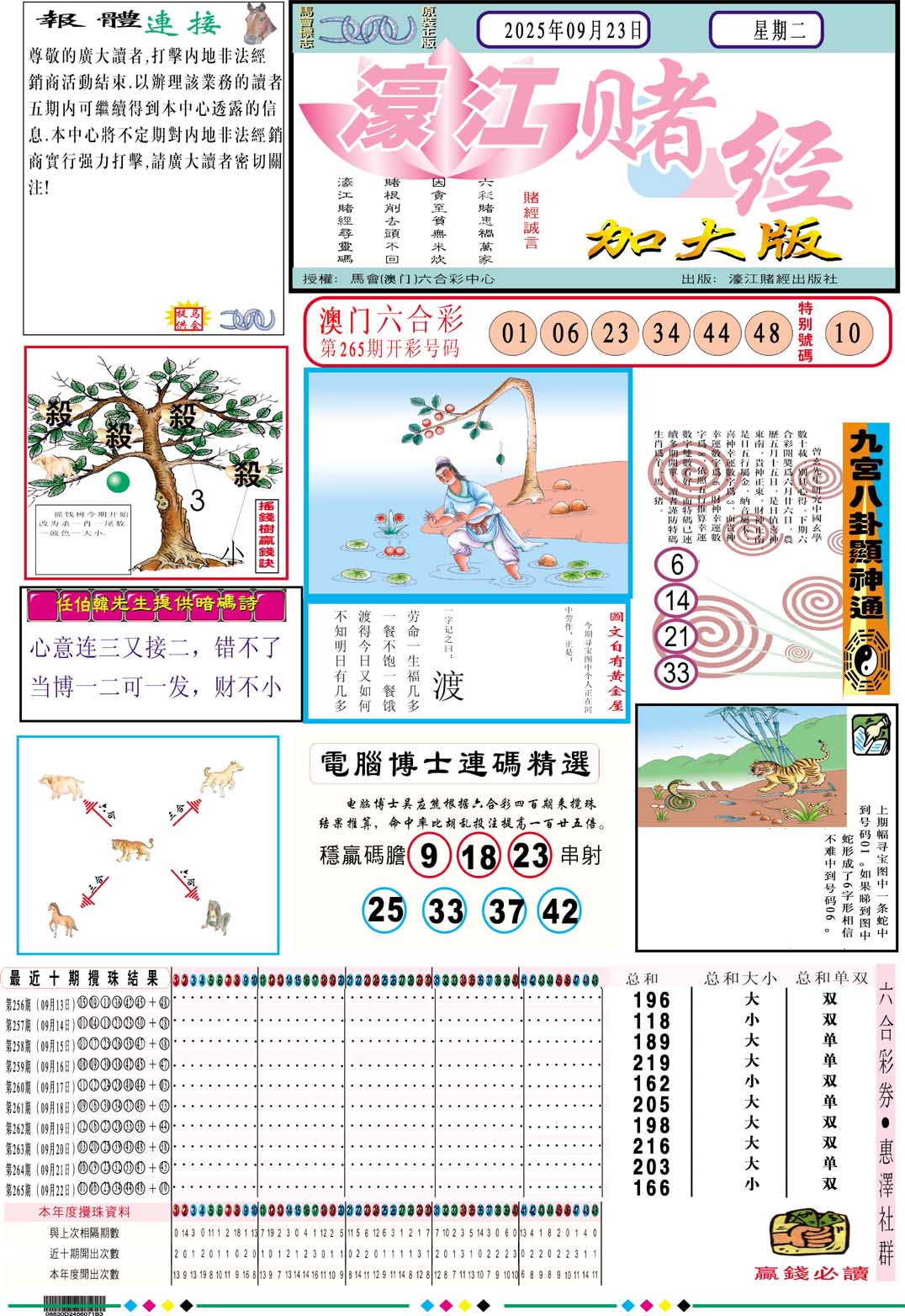 266期濠江赌经A加大版[图]