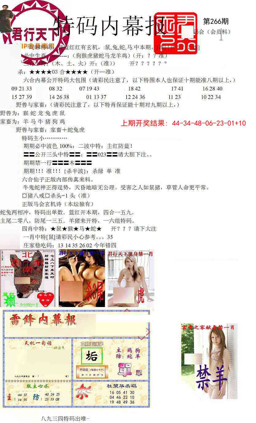 266期特码内幕报[图]