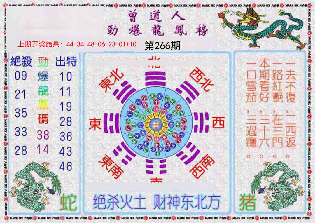 266期曾道人劲爆龙凤榜[图]