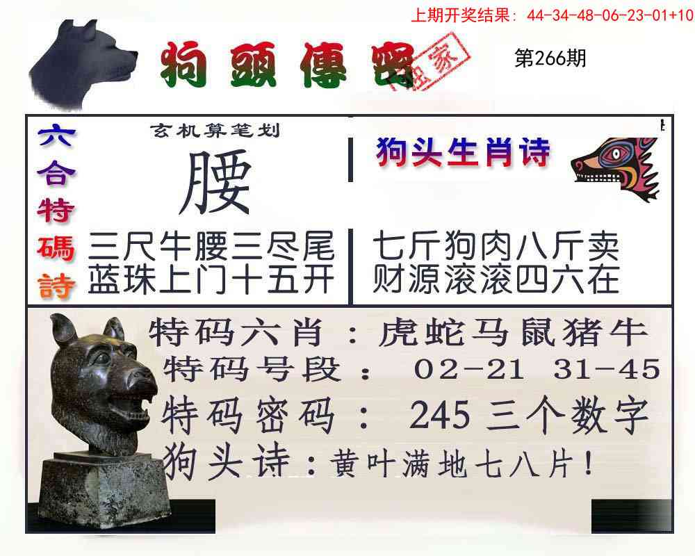 266期狗头传密[图]