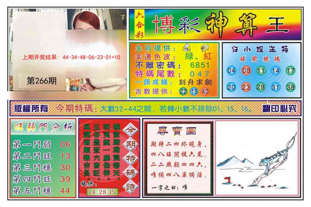 266期博彩神算王[图]