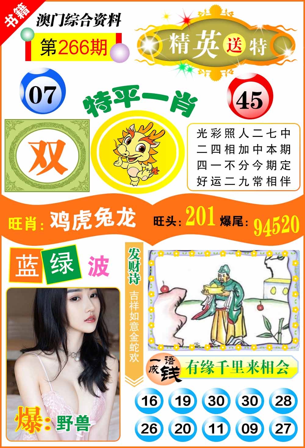 266期澳门综合资料[图]