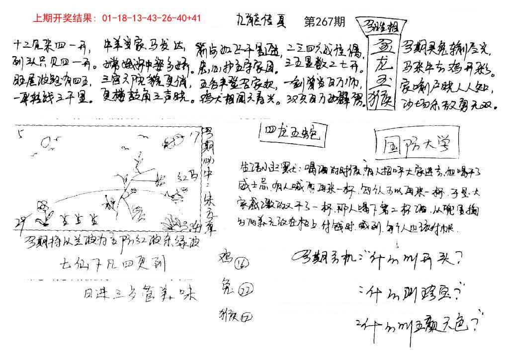 267期手写九龙内幕[图]