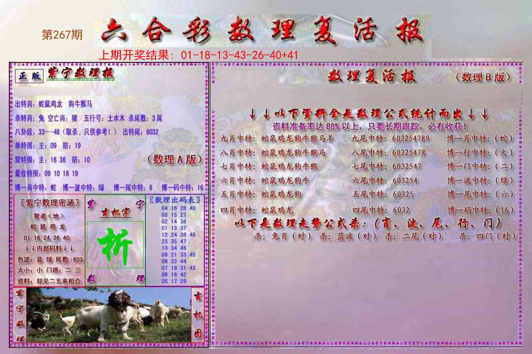 267期数理复活报[图]