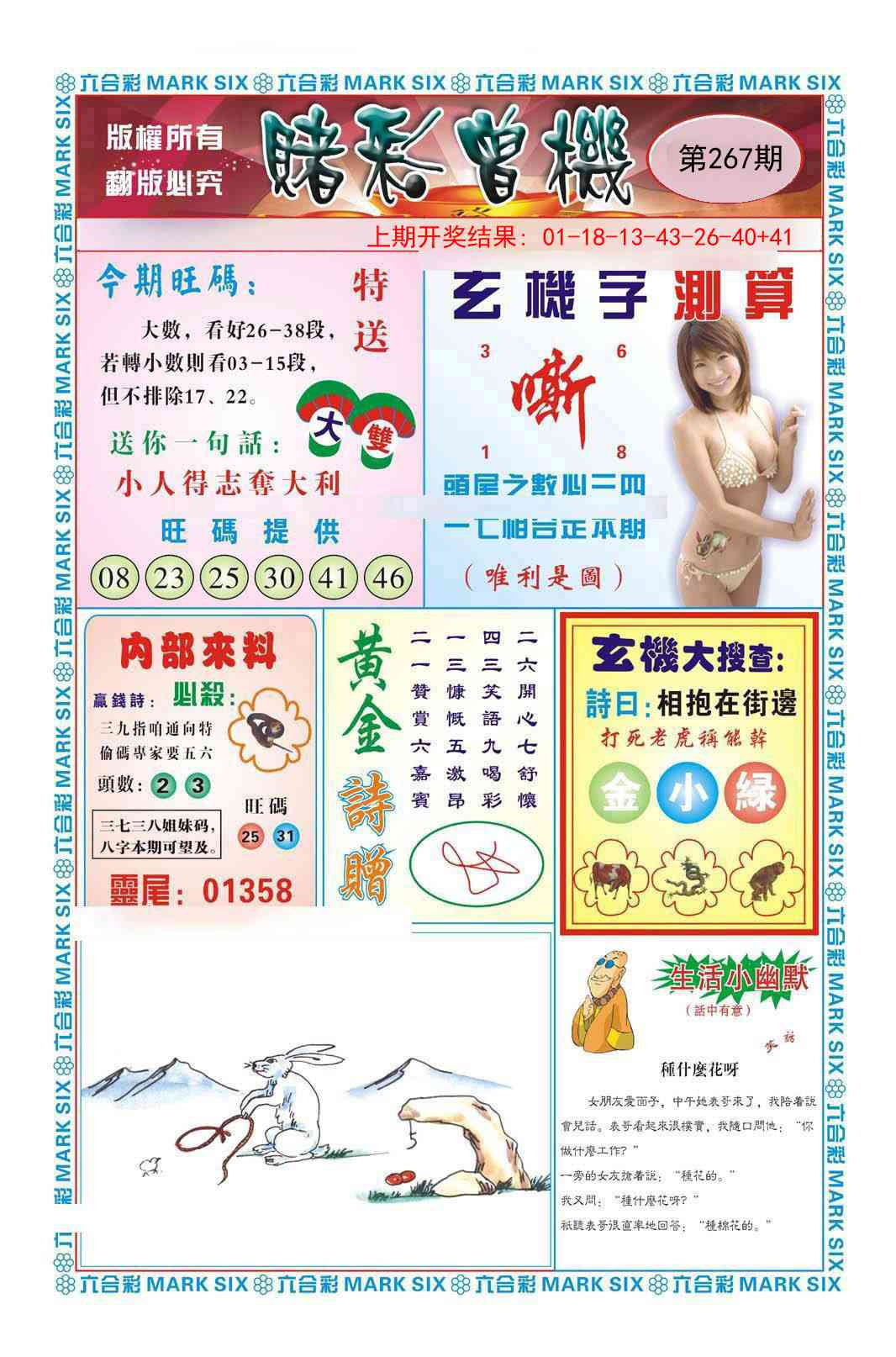 267期赌彩曾机[图]