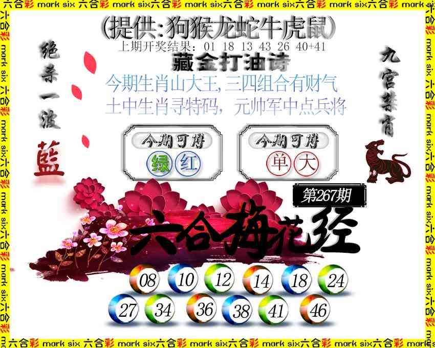 267期六合梅花经[图]