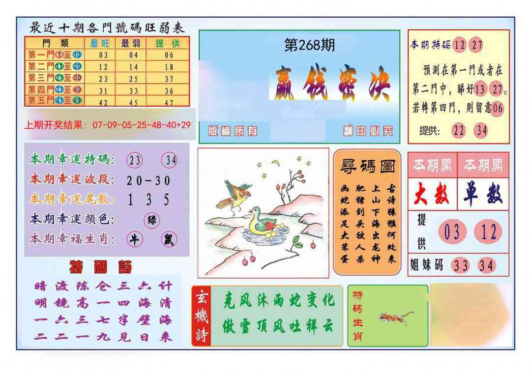 268期九龍赢钱密决(推荐)[图]