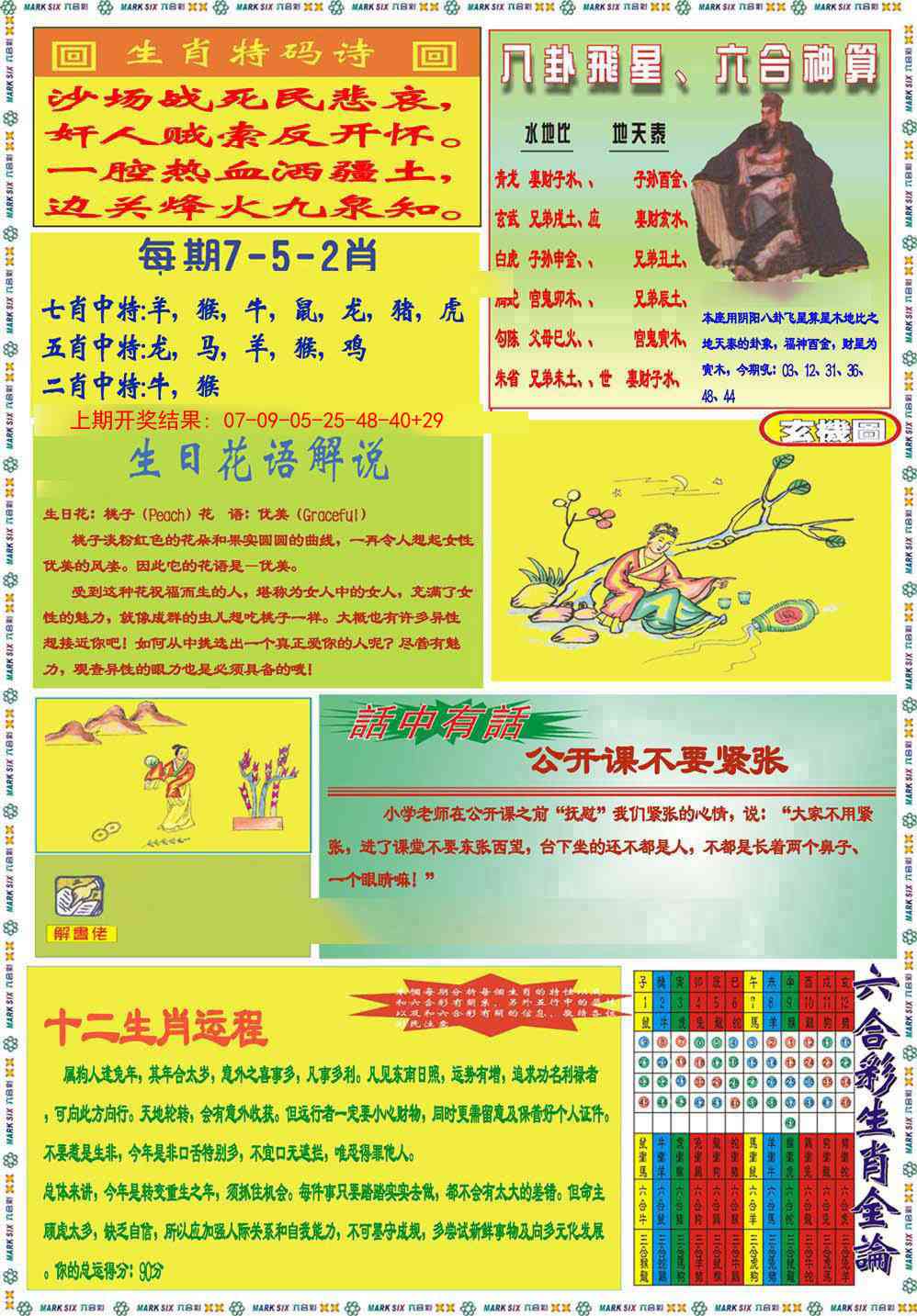 268期九龍马经B(推荐)[图]