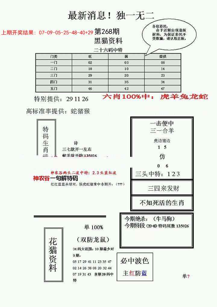 268期独一无二(正)[图]
