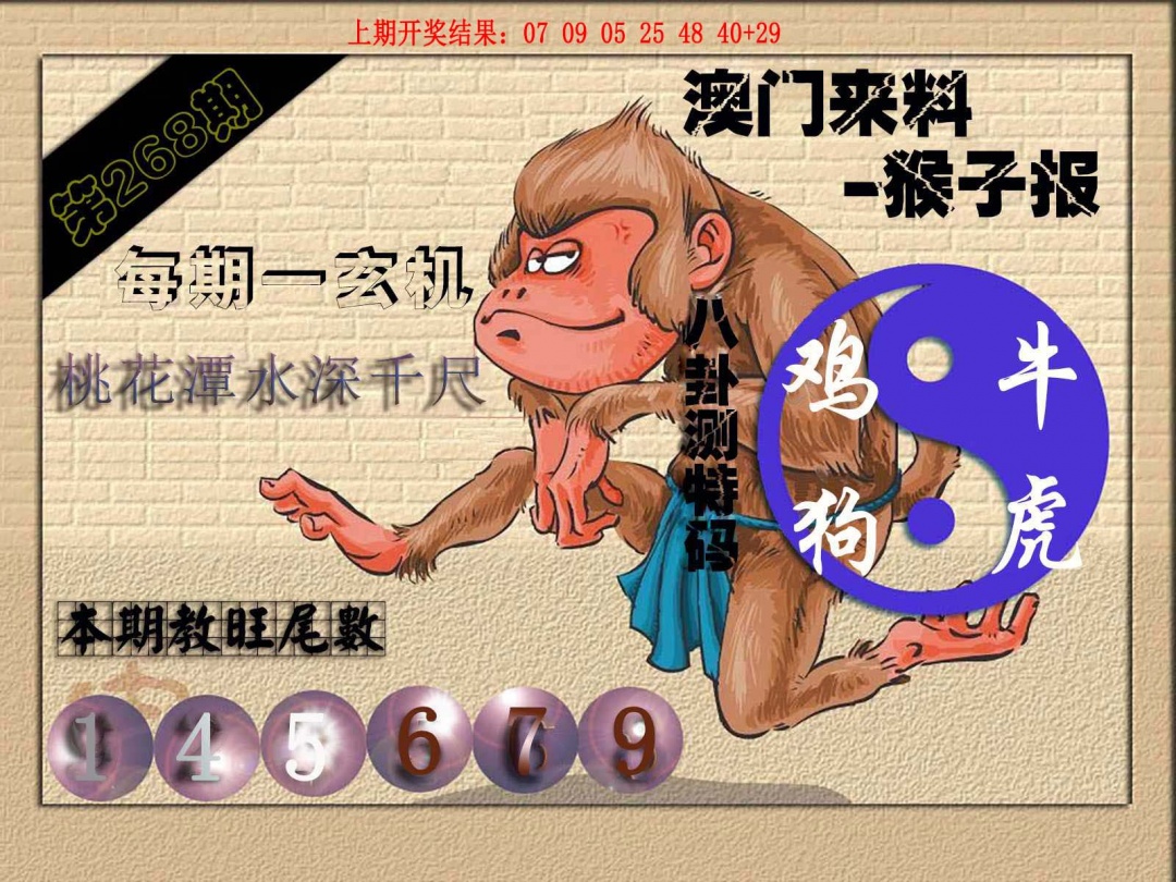 268期(来料)猴报[图]