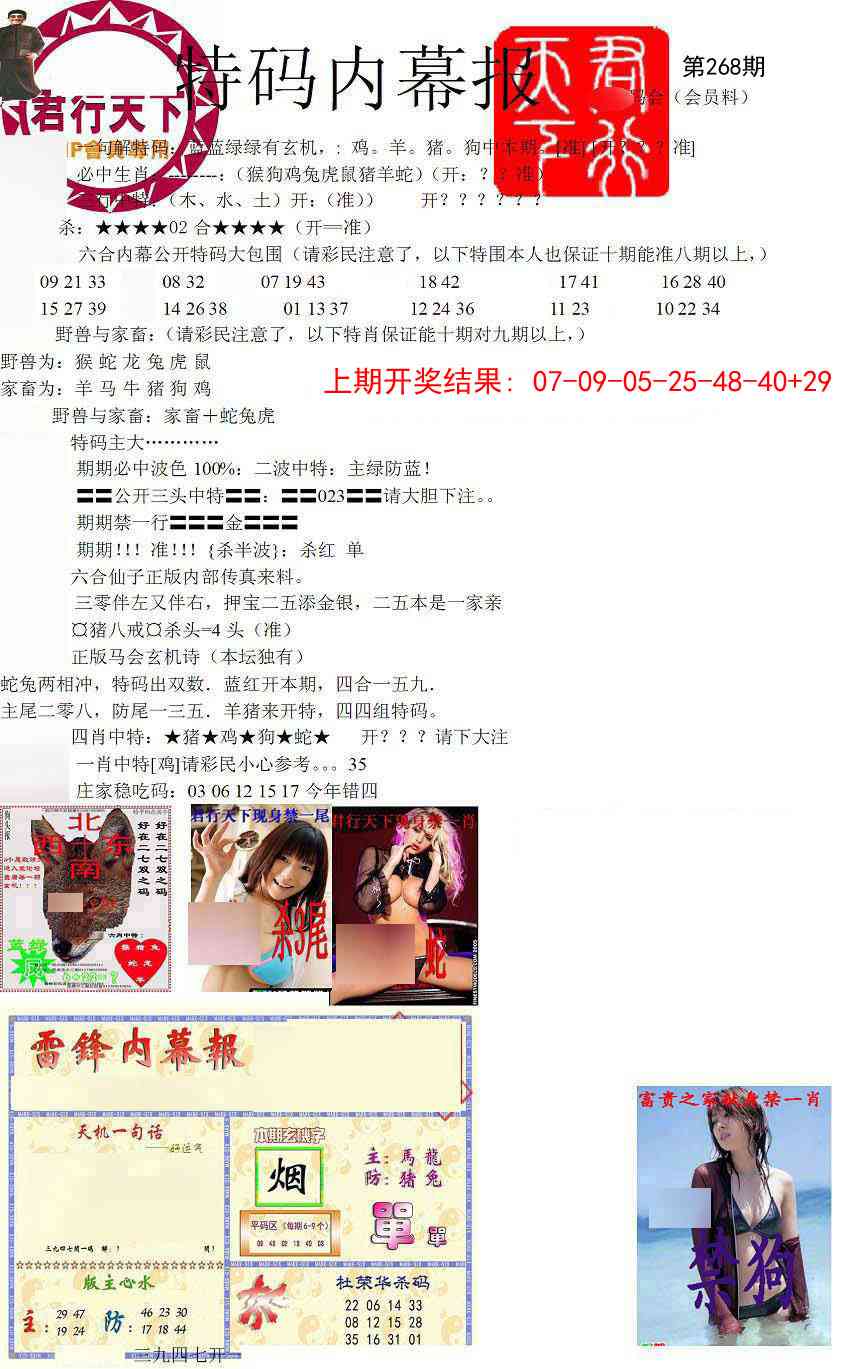 268期特码内幕报[图]