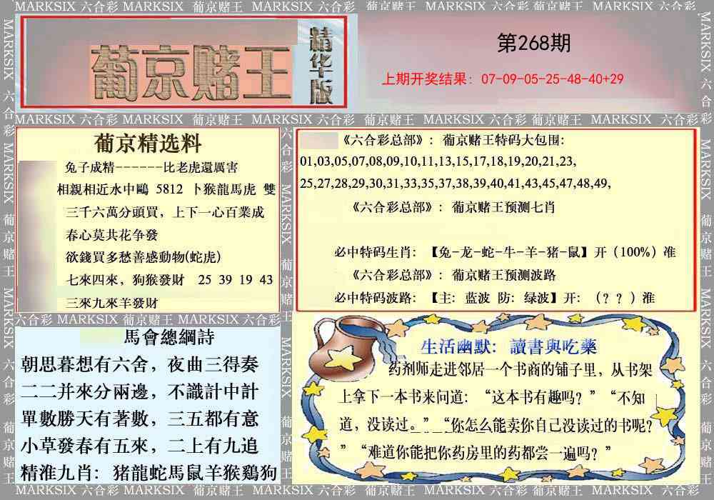 268期葡京赌王（正版）[图]