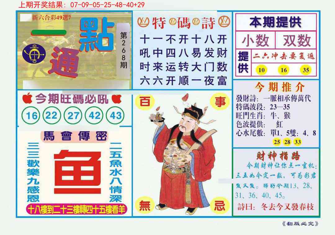 268期一点通[图]