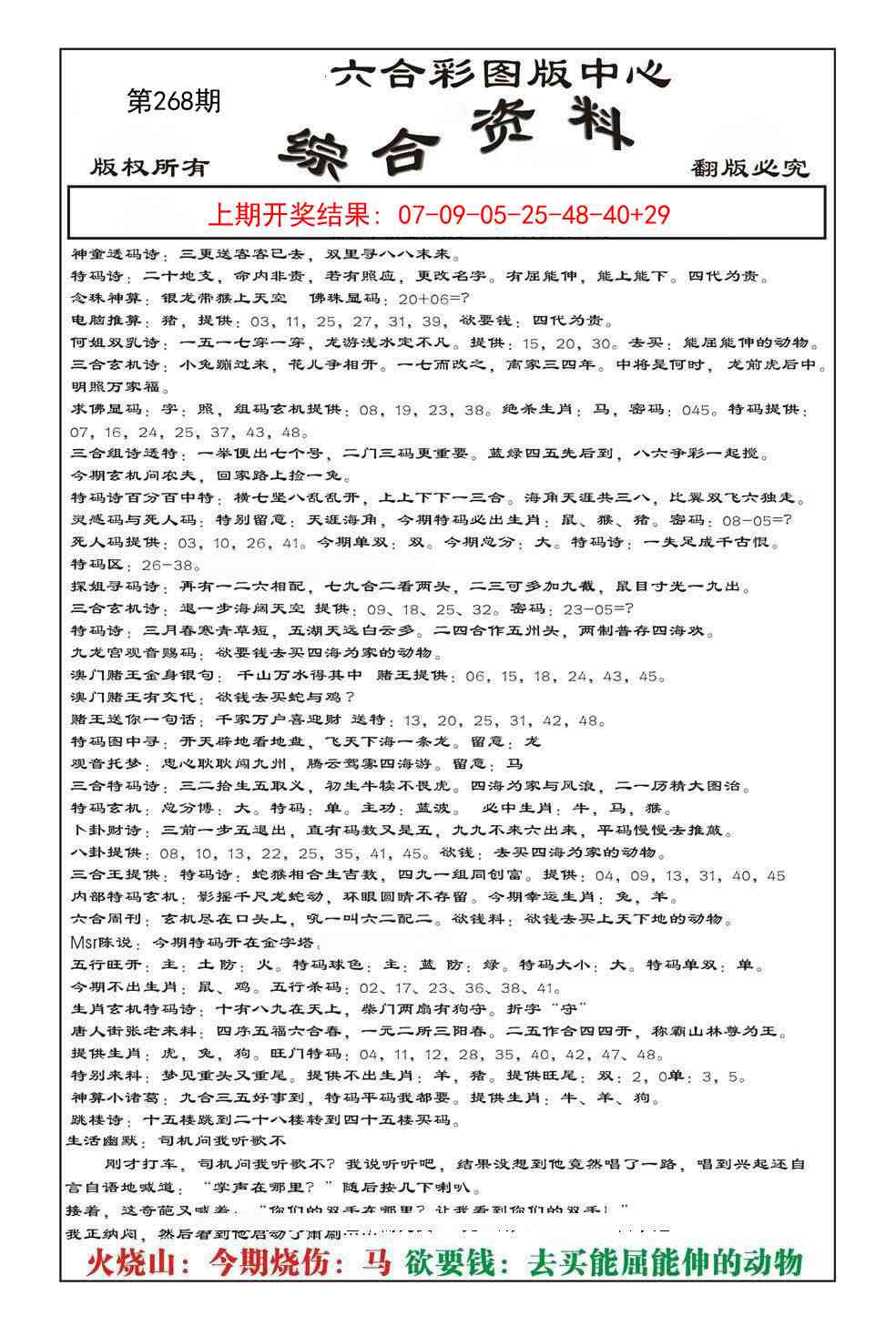 268期内部综合资料[图]