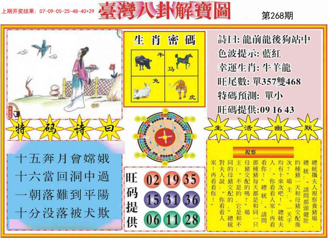 268期台湾八卦解宝图[图]