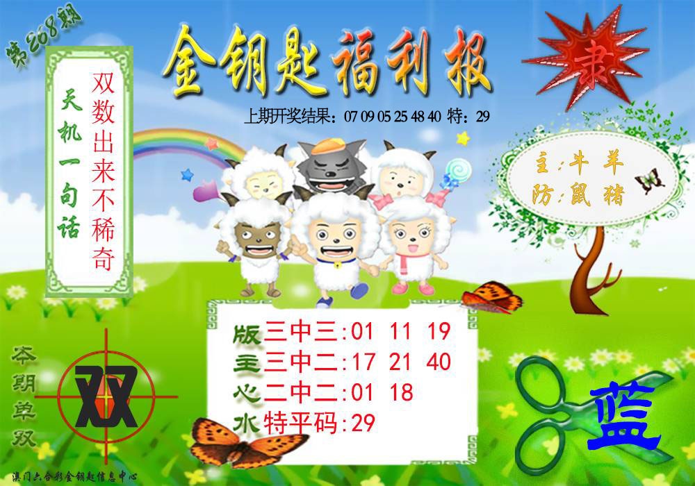 268期《金钥匙福利》[图]