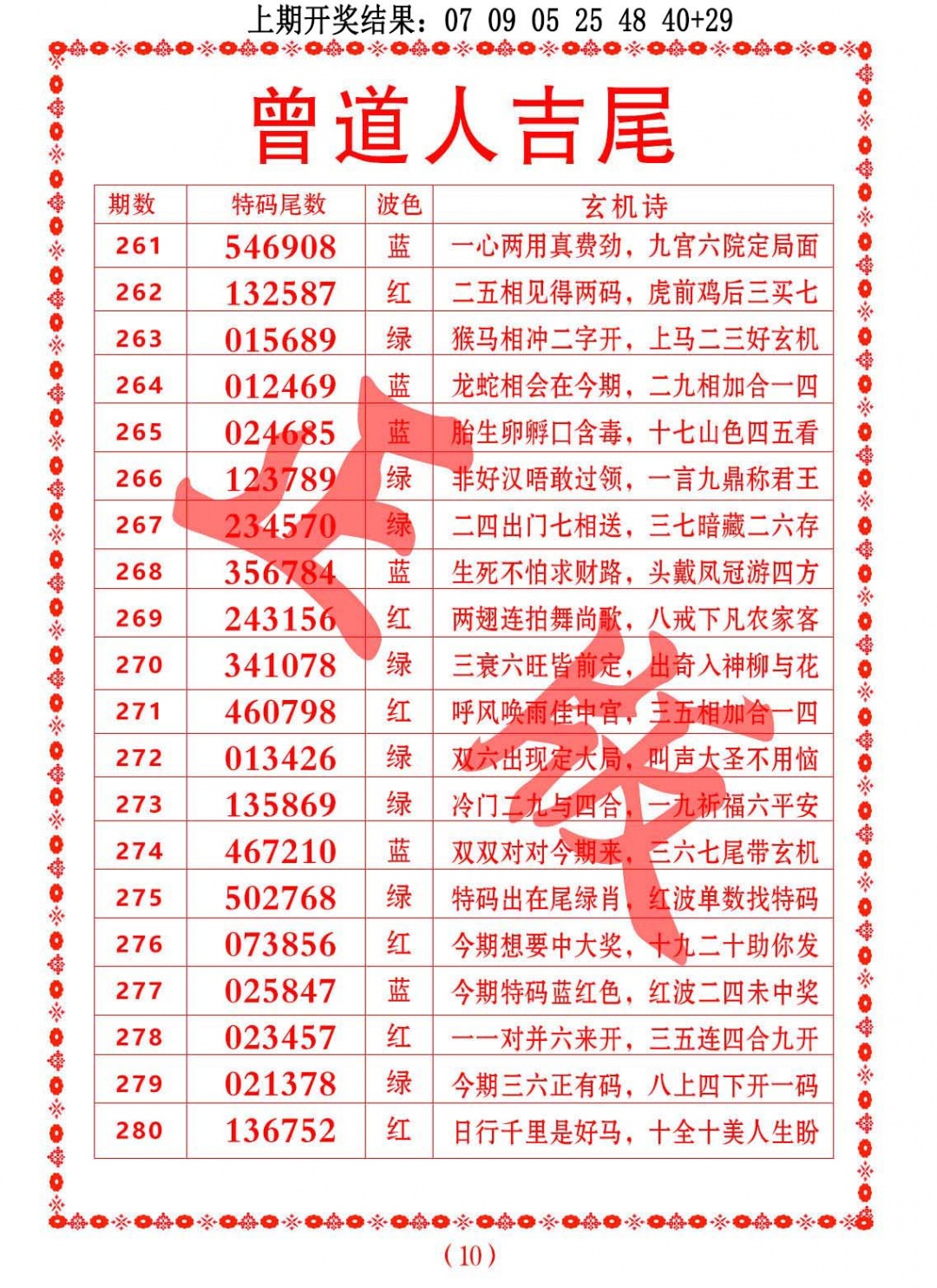 268期曾道人吉尾[图]