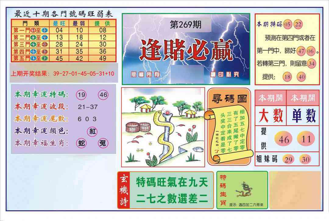 269期逢赌必羸[图]