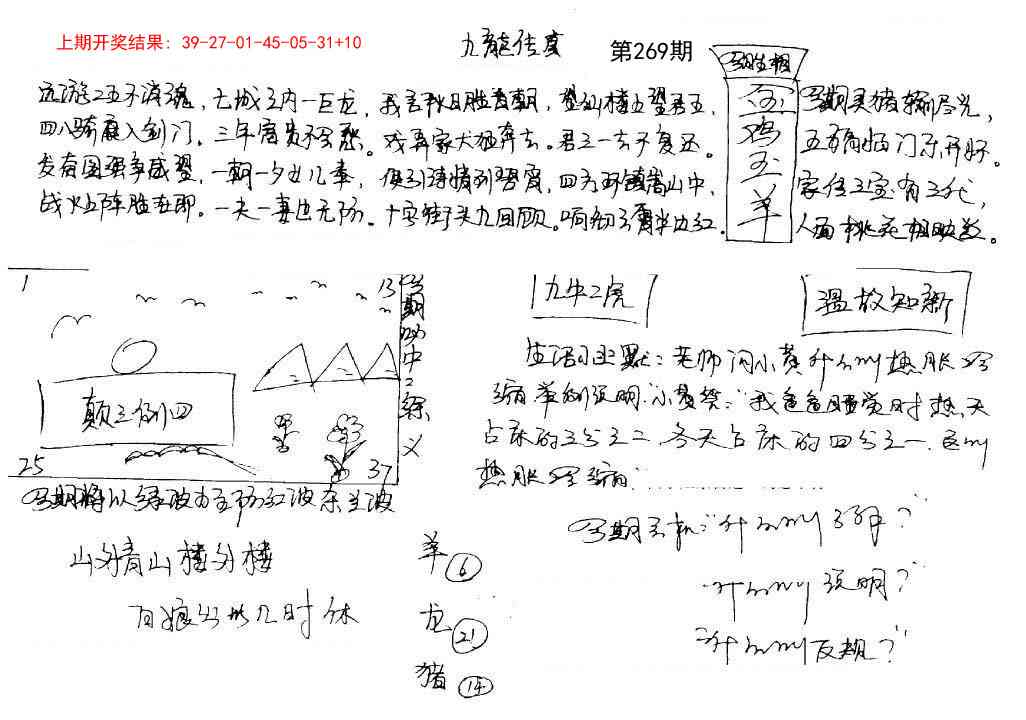 269期手写九龙内幕[图]
