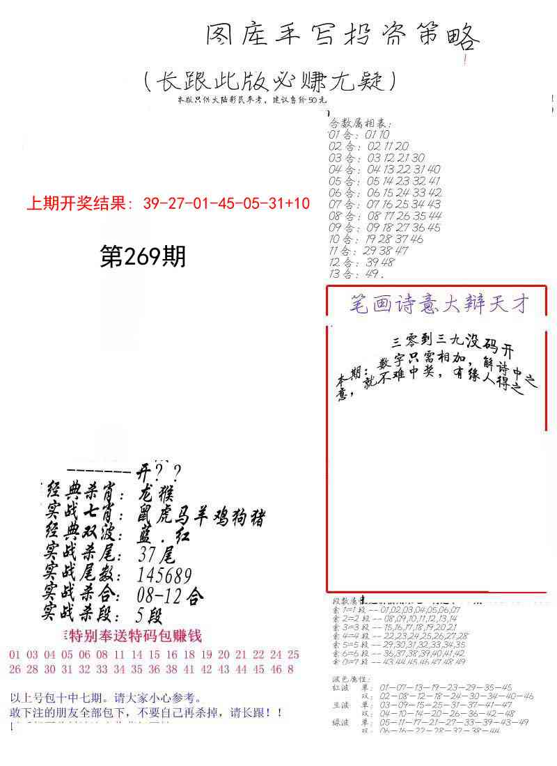 269期手写投资策略[图]