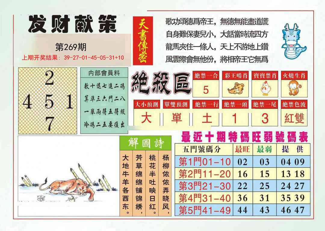 269期发财献策[图]