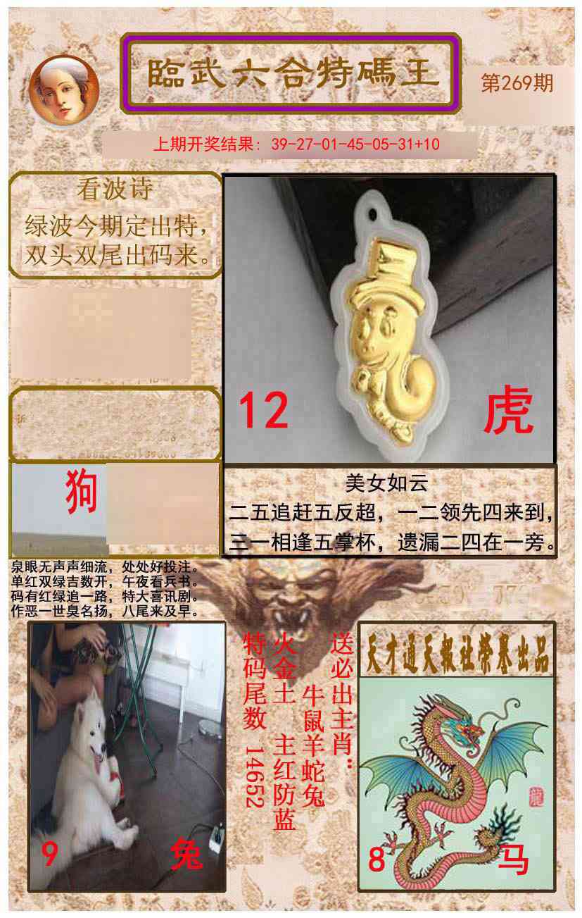269期临武六合特码王[图]