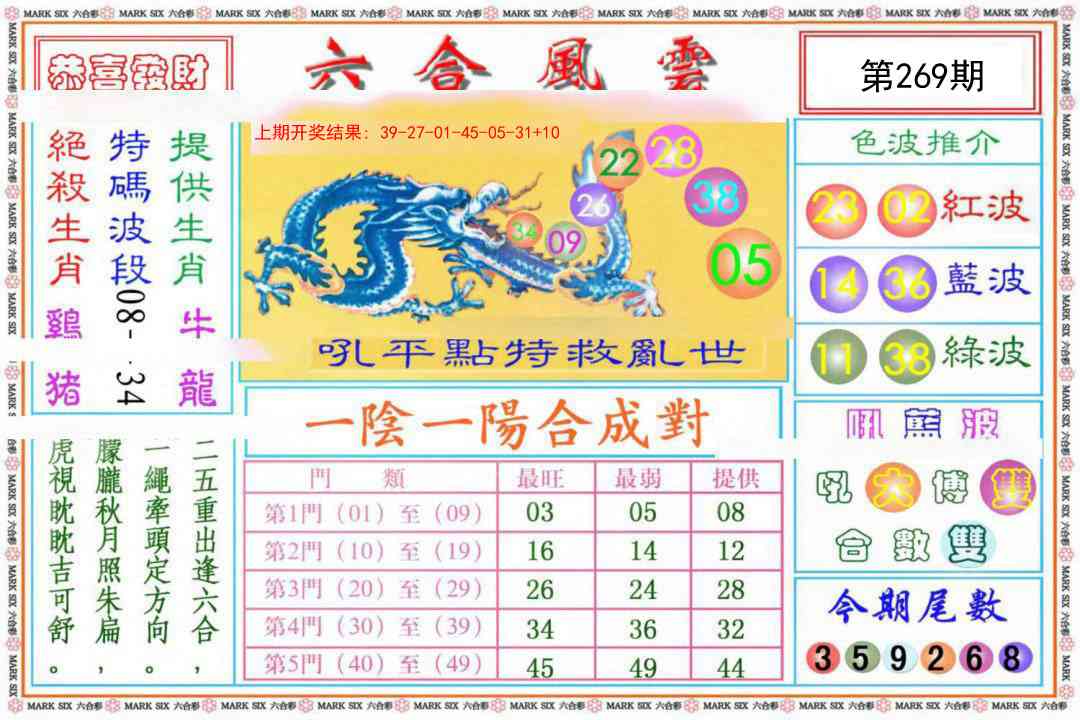 269期六合风云《另版》[图]