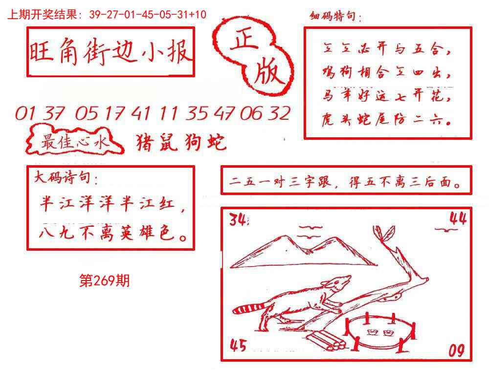 269期旺角街边小报[图]
