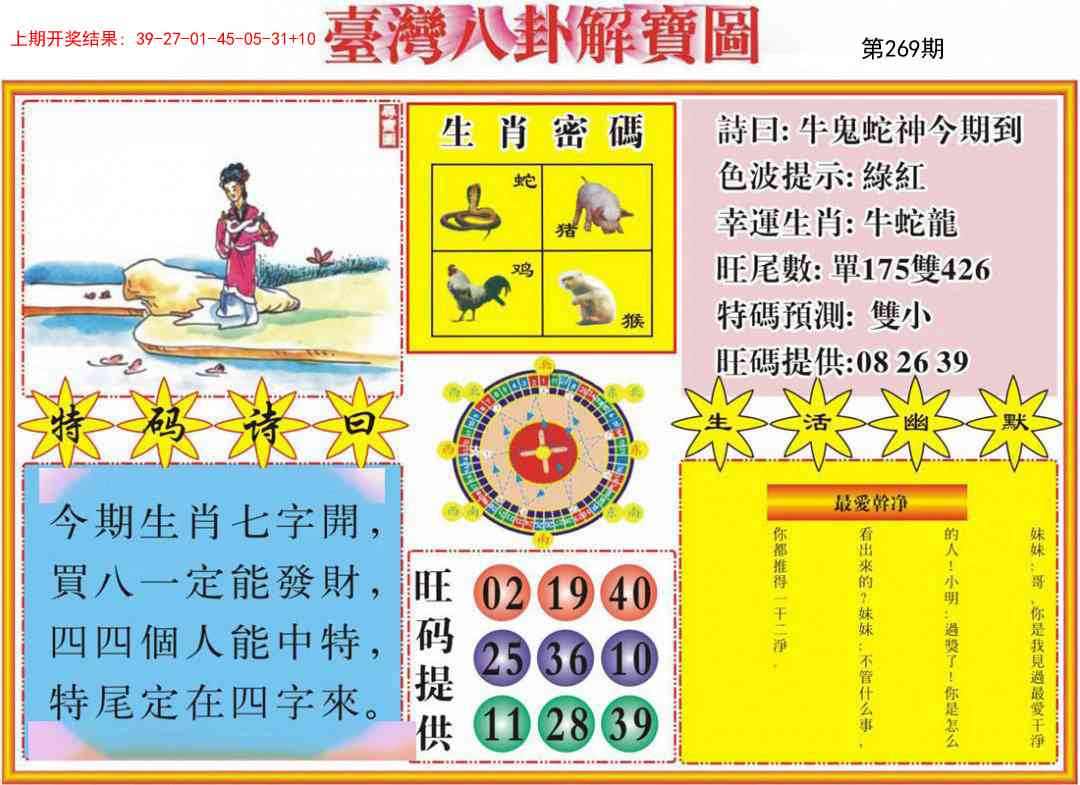 269期台湾八卦解宝图[图]