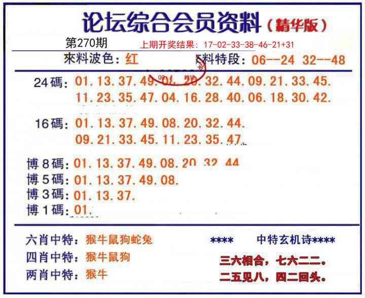 270期综合会员资料[图]